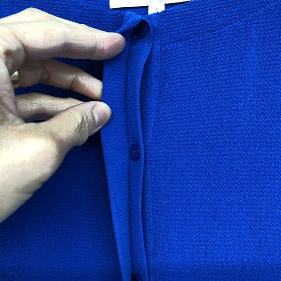 Monk & Lou Cobalt Blue Short Sleeve Shift Dress size L - Picture 8 of 16